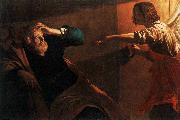 Gerrit van Honthorst The Liberation of St Peter Spain oil painting artist
